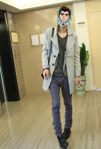 秋冬新款潮流男式风衣 杭州男式服饰网店 一件代发560