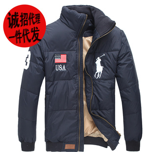 2012冬季男装polo羽绒服男装羽绒服外贸羽绒服冬季羽绒服批发