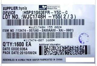 ڴ洢оƬHY5PS1G63EFR-Y5Cȫԭԭл