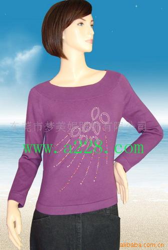 服装,库存毛衣,织衫,女上装,展现典雅的风情