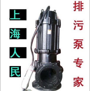 上海人民污水泵工程排污泵4极低转数WQ250-11-15KW8寸6寸4寸