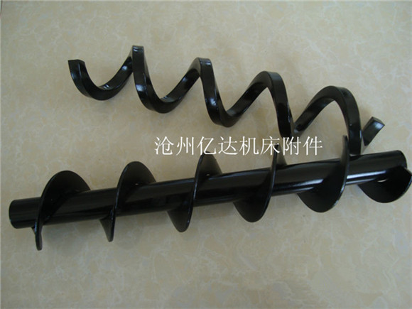 订做生产螺旋杆排屑机机床螺旋巻屑轴无轴螺旋杆