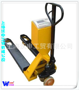 液压叉车秤,上海沃申工贸有限公司叉车秤,手动液压搬运车秤