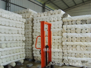 现货32支纯涤双纱单珠地POLO衫未染整毛坯布