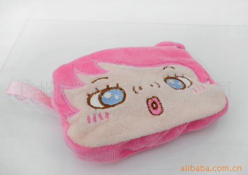 批发粉卡通少女零钱包化妆包广告促销礼品