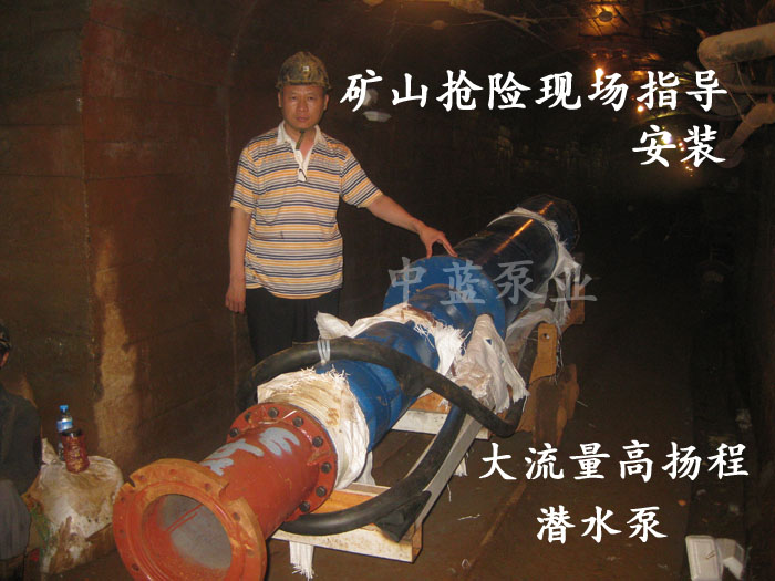 粗短型大流量矿用潜水泵