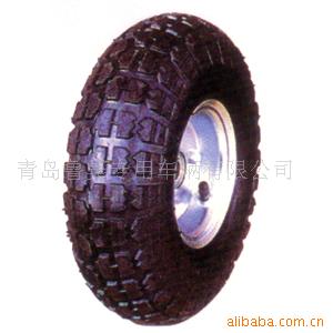 厂家橡胶充气轮10“X3.50-4”