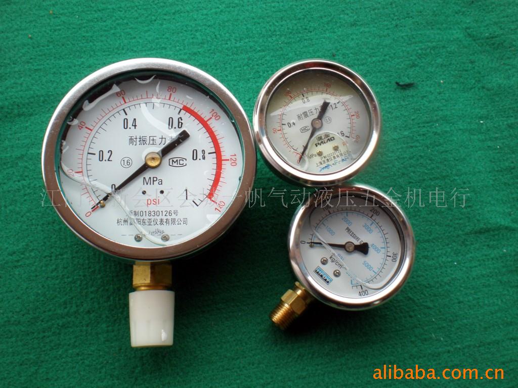 气动液压,油浸耐震表