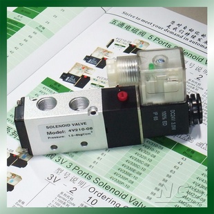 气动元件/线圈DC24V电磁阀4V210