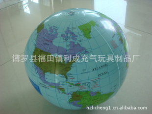 厂家:30CM充气沙滩球地球仪