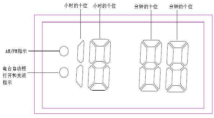 XH51069收音机四位时钟3款