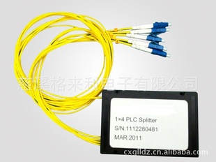 1分4盒式光分路器,PLC光分路器,微型光分路器
