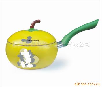 剪影米奇桔子不粘锅