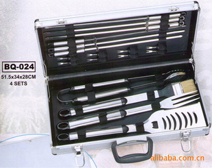 不锈钢烤用具套,BBQset,烤工具厂家直销