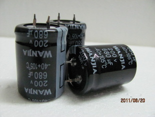 开关电源电解电容680UF200V,25*35,22*35