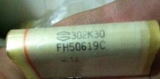 原装进口仙童轴向高压油浸电容器30KV302K3000PF