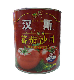 美国原装进口汉斯番茄沙司番茄酱天然番茄制造3230g