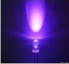 厂家势批发3MM紫光验钞灯3mmLED发光二极管白发紫