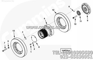 ڿ˹,KTA50G3G8G9PULLEY,CRANKSHAFT