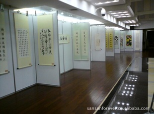 展览屏风,校园展览屏风,图书馆屏风,画展屏风,展览展示器材