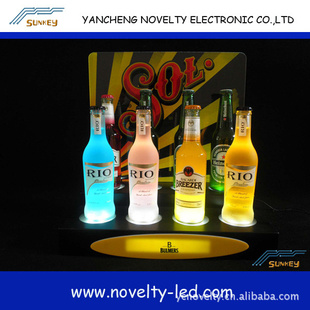 厂家直销酒瓶底座八座LED发光JPDZ-05
