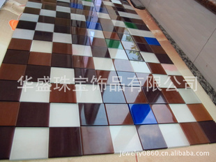 多颜猫眼石马赛克,生产,高亮度,高量,高精度,50*50*5