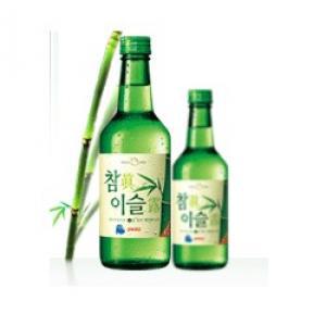 韩国真露竹碳酒20.1度360ml*20瓶/组R.