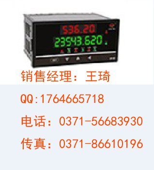 提供WP-L802流量积算仪福建上润接线图
