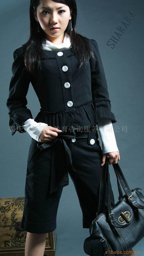 招-韩版极至可爱猫眼套装,女套裤,女装