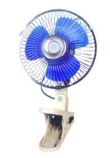厂家直销12/24V6寸8寸金属带夹车用风扇