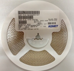 T491B226K016ATKEMET22UF/16V
