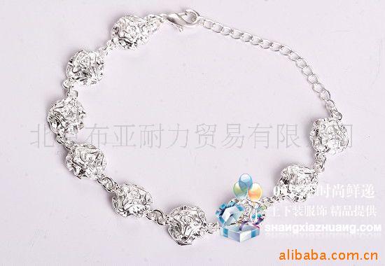批发韩版雅典玫瑰花手链,男女T恤