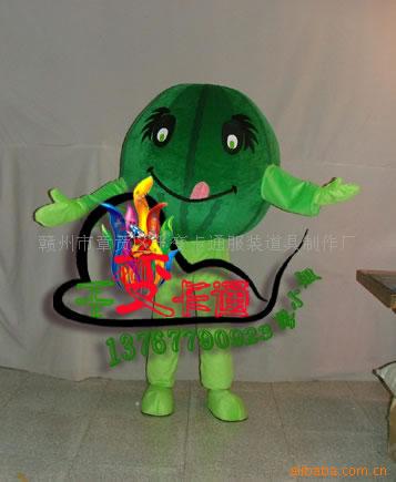 西瓜人偶,卡通行走人偶,卡通人偶(图)
