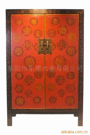 红漆柜,仿古家具,古典家具,欧式家具