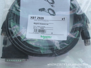 施耐德文本屏USB口编程电缆XBTZ925人机界面程序下载线缆