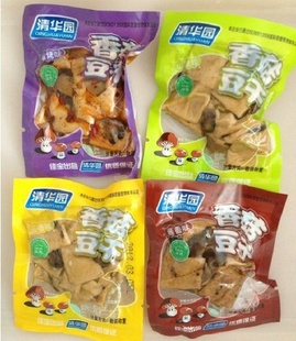 新品上市清华园香菇豆干酱香、香辣、山椒、麻辣等8种口味