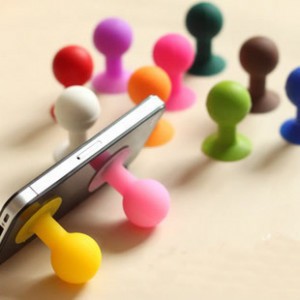 韩尚汇∴章鱼球支架圆形吸盘手机桌面支架硅胶小吸盘支架25