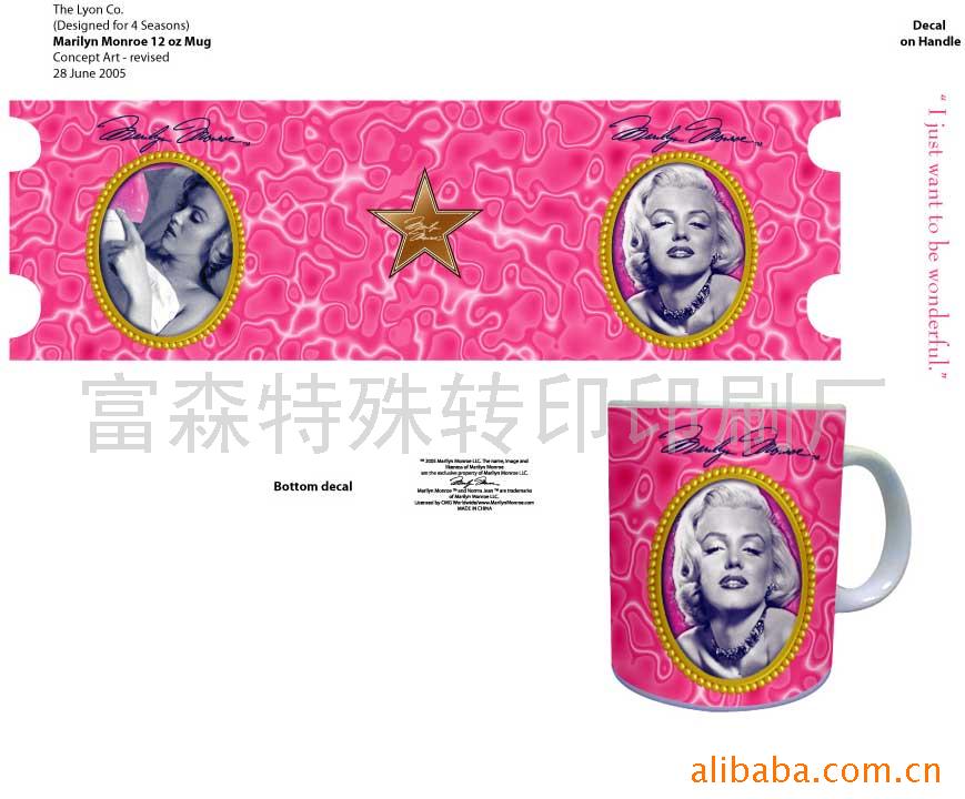 头盔水转印贴标花纸安全帽水转印标玩具印刷