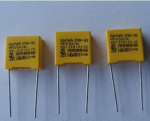 天泰,DAIN安规电容0.047uf(473)K/275V10/15脚距