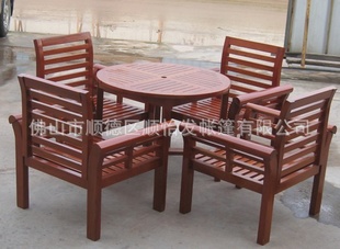 顺怡发公园实木家具,公园休闲家具,别墅休闲家具,广场家具