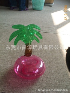 pvc充氣手机座,pvc吹气艺术手机座,pvc充气椰树手机座