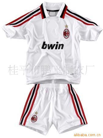 AC米兰儿童足球服,ACMilan童装足球服