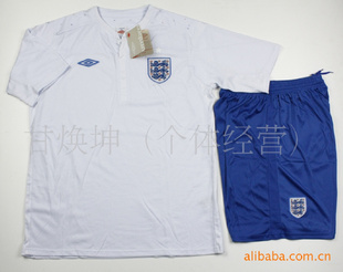2011-12英格兰白主场刺绣版足球训练服运动服套装