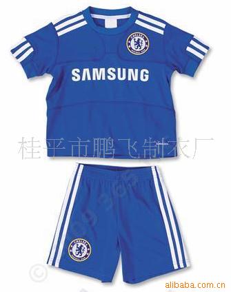 切尔西队儿童足球服,Chelsea童装足球服(图)