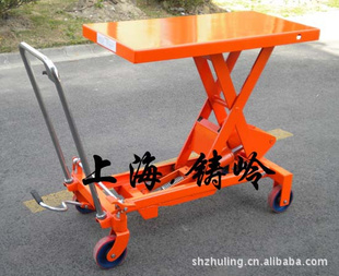 模具升降台,1吨升高1米手动平台车,模具液压平台车