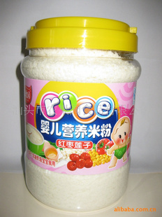 诚招各地食品商合作,农牧园545g胶罐红枣莲子婴儿米粉