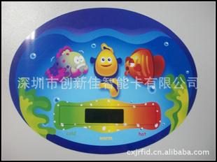 液晶温度卡,创新佳厂直销温度卡,独特风格设计,温度测量,保
