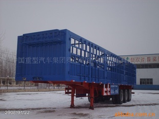 轻型仓栅半挂车仓栏车梁山挂车厂挂车半挂车