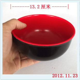 2011红黑碗碗碟塑料碗