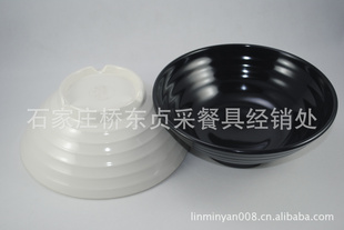 8寸黑拉面碗,味千个性面碗,可印LOGO货号:5508-1